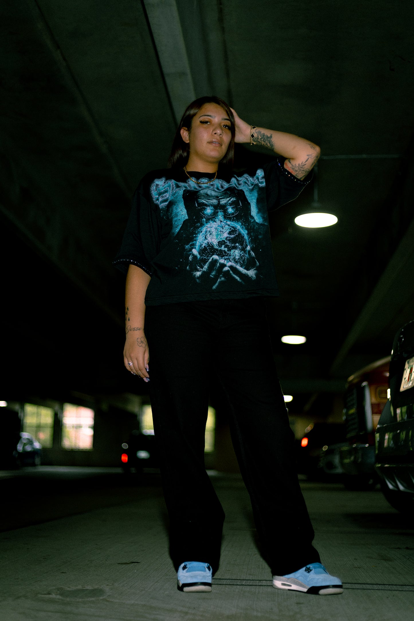 "GREED" BLACK TEE